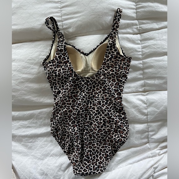 Women’s Leopard Full Piece Swim - Picture 2 of 4